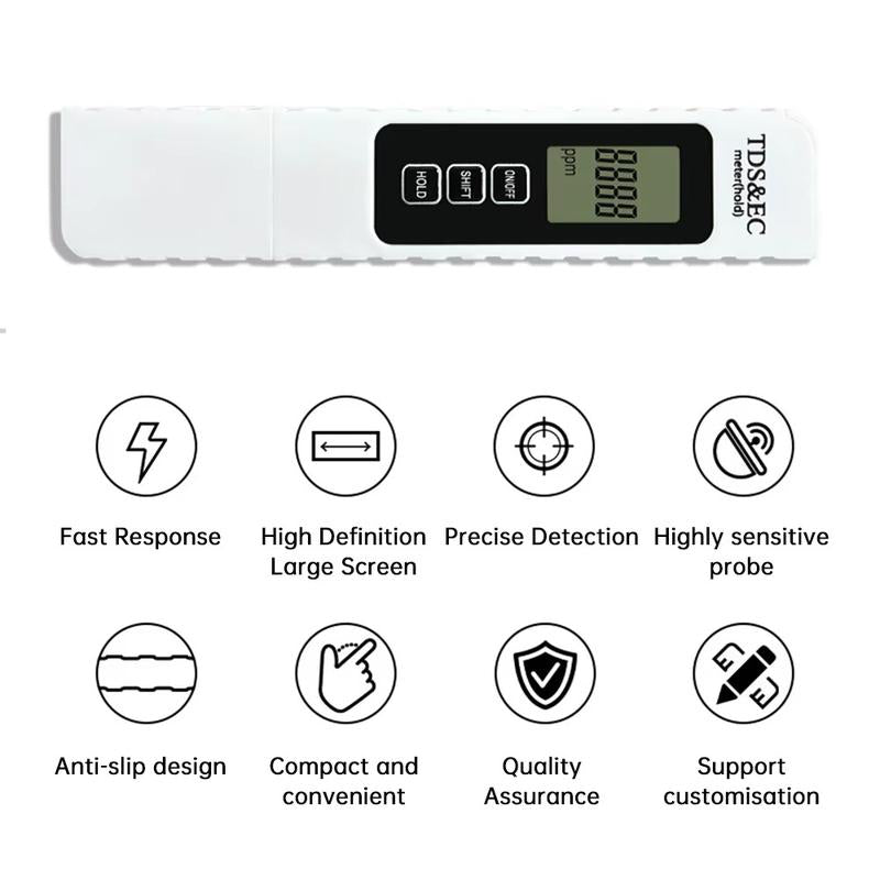 💧 Digital TDS Meter for Water Quality Testing – Accurate & Easy Measurement