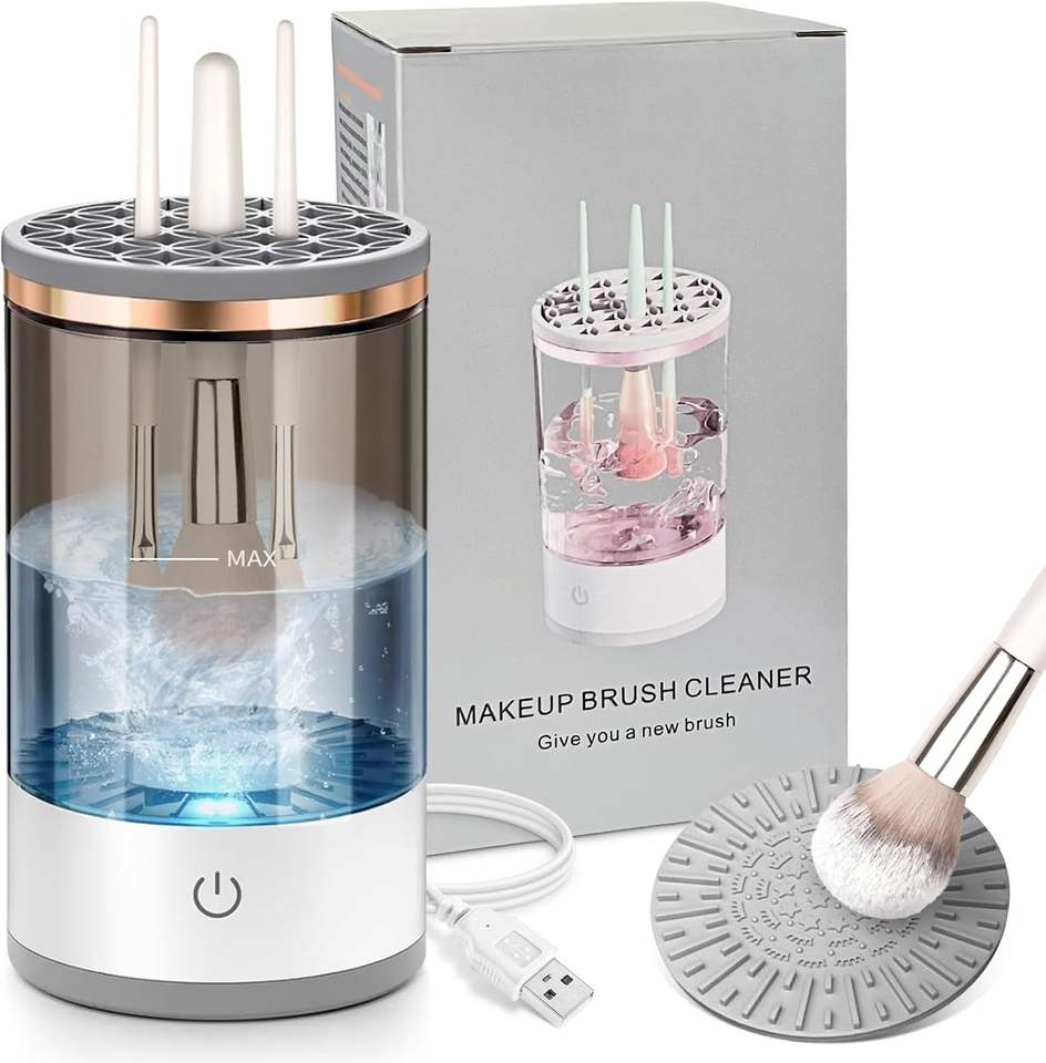 Electric Makeup Brush Cleaner & Dryer β Automatic USB Spinner for Fast Deep Cleaning