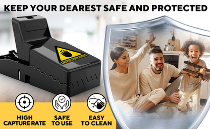 🐭 Heavy Duty Plastic Mouse Trap – Reusable, Safe & Effective