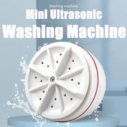Mini Smart Portable Ultrasonic Turbine Washing Machine – Compact Electric Washer for Clothes, Towels & More