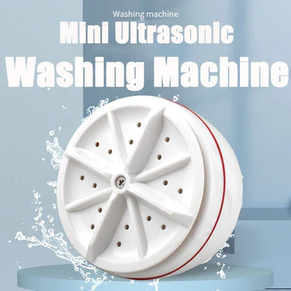 Mini Smart Portable Ultrasonic Turbine Washing Machine – Compact Electric Washer for Clothes, Towels & More