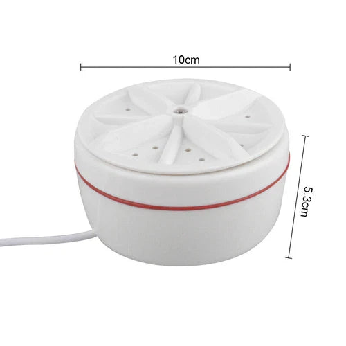 Mini Smart Portable Ultrasonic Turbine Washing Machine – Compact Electric Washer for Clothes, Towels & More