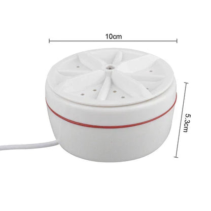 Mini Smart Portable Ultrasonic Turbine Washing Machine – Compact Electric Washer for Clothes, Towels & More