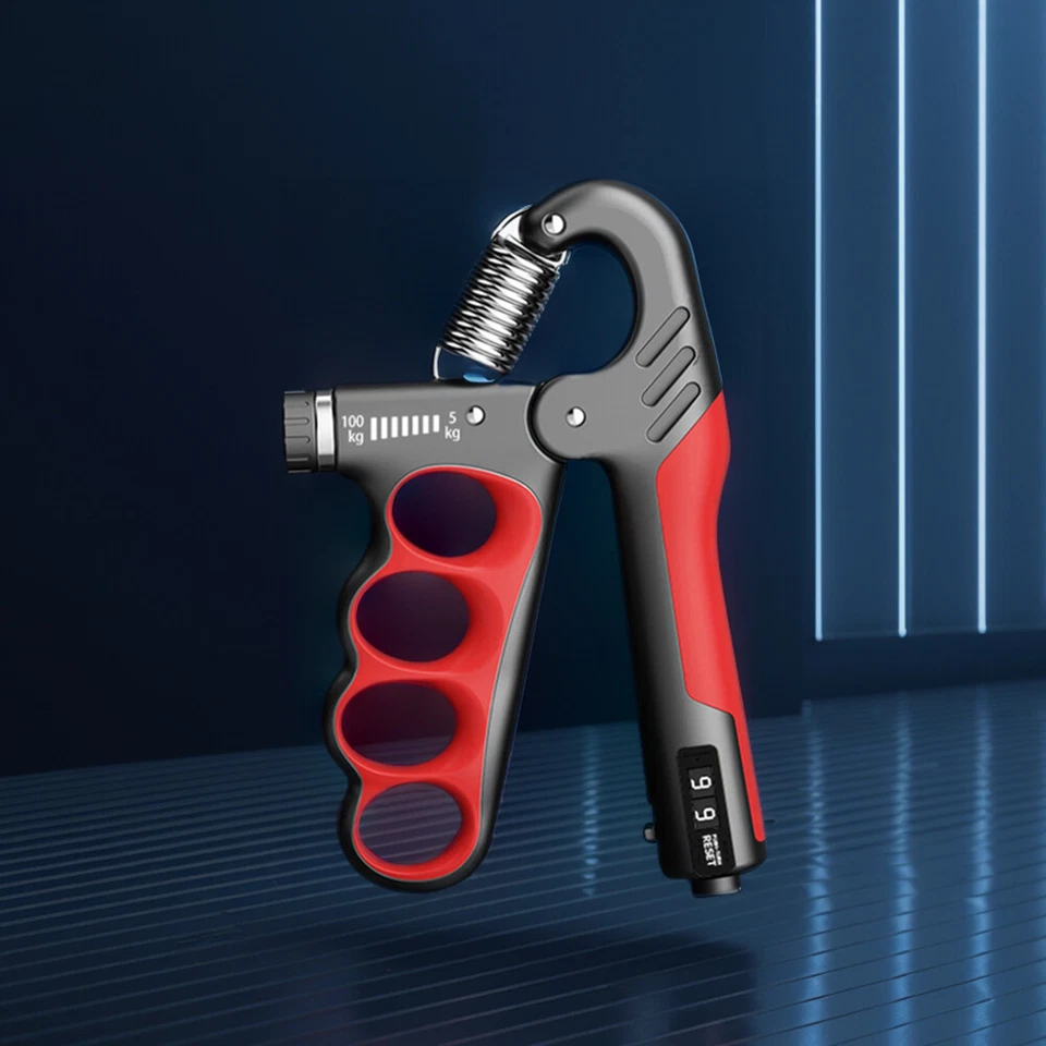 💪 5-100KG Adjustable Grip Strength Trainer – Hand Grip Strengthener for Workout & Rehab
