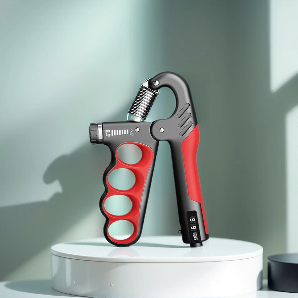💪 5-100KG Adjustable Grip Strength Trainer – Hand Grip Strengthener for Workout & Rehab